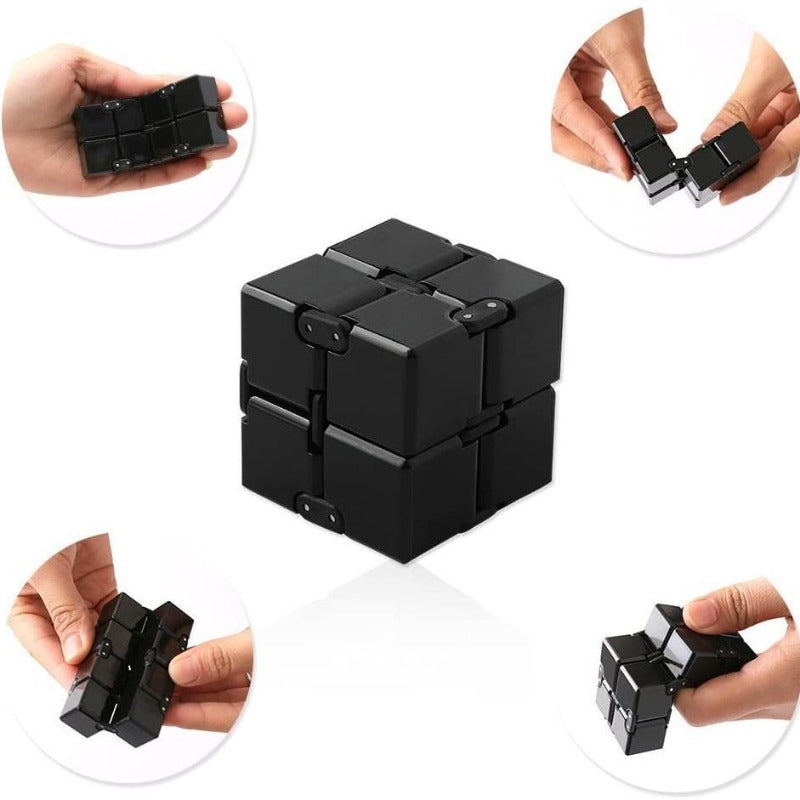 Cube de décompression de ventilation, soulagement du Stress, jouets Fidget,  bouton de doigt, jeu avec boîte, jeu pour l'anxiété et l'autisme